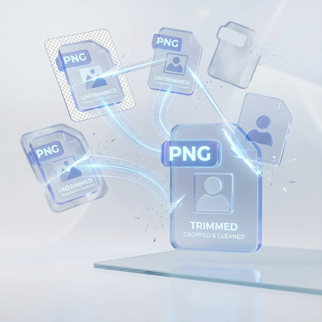 Limpe vários PNGs com facilidade